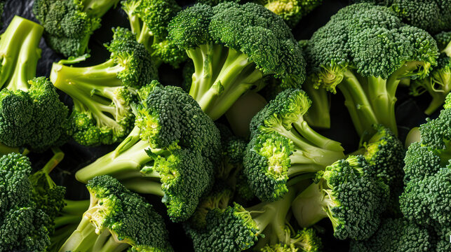  a pile of broccoli florets sitting on top of a pile of other broccoli florets sitting on top of each other florets.