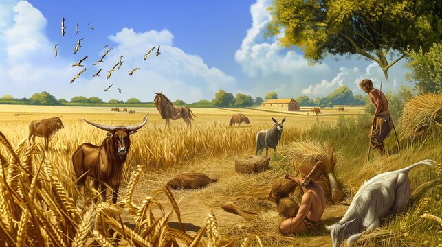 Hunter Gatherers, From Wilderness to Wheat: Charting the Agricultural Transition in Ancient Times