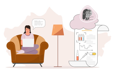 Girl Medical Test Robot Question Medicine Health