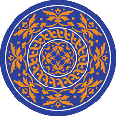 Indian Traditional and Cultural Rangoli, Alpona, Kolam, or Paisley vector line art. Bengal Art India. for textile printing, logo, wallpaper	
