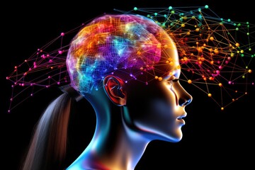 Neuroimaging Science Medtech Scientific Axon illustration: Electroencephalogram (EEG) brain waves, Magnetic Resonance Imaging (MRI) and Positron Emission Tomography (PET) for metabolic insights