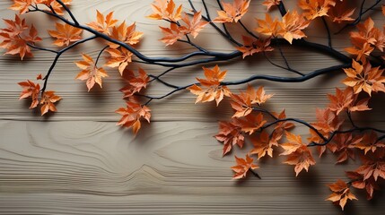 Spring bunch flowers on Dried color on wooden canvas rustic