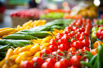 vegetables in the market. Generative Ai