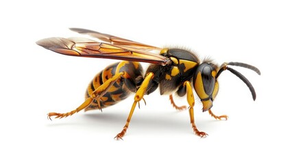 hornet on isolated white background.