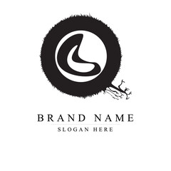 initials letter qc logo design vector illustration template, Initial letter et logo,	
