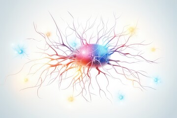 Obraz premium Synaptic connections, neural circuits: information processing interconnected neurons communication pathways. Dynamic network architecture, plasticity, functional connectivity mesmerizing brain realm