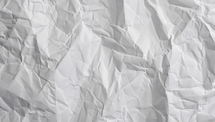 Obraz premium White patterned background of crumpled paper