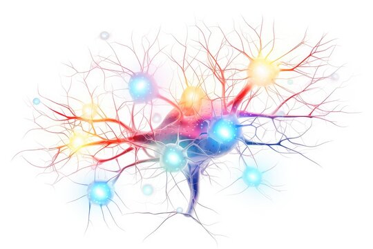 Synaptic connections, neural circuits: information processing interconnected neurons communication pathways. Dynamic network architecture, plasticity, functional connectivity mesmerizing brain realm
