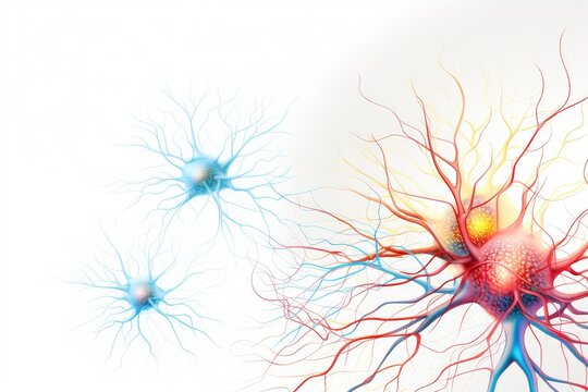Synaptic connections, neural circuits: information processing interconnected neurons communication pathways. Dynamic network architecture, plasticity, functional connectivity mesmerizing brain realm