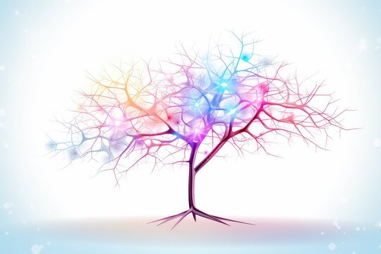 Synaptic connections, neural circuits: information processing interconnected neurons communication pathways. Dynamic network architecture, plasticity, functional connectivity mesmerizing brain realm