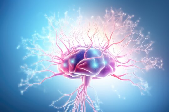 Synaptic connections, neural circuits: information processing interconnected neurons communication pathways. Dynamic network architecture, plasticity, functional connectivity mesmerizing brain realm