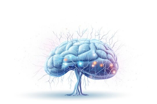 Synaptic connections, neural circuits: information processing interconnected neurons communication pathways. Dynamic network architecture, plasticity, functional connectivity mesmerizing brain realm