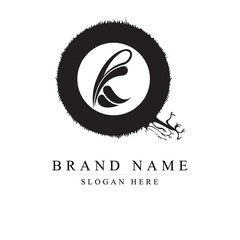 initials letter qe logo design vector illustration template, Initial letter qe logo,	
