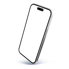 Modern smartphone mockup with a sleek, minimalistic design, perfect for customization. Ideal for showcasing apps, websites, or digital content in a professional and stylish manner.