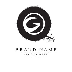 initials letter QG logo design vector illustration template, Initial letter qg logo,	

