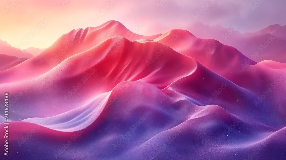 Poster soft gradient background. vibrant gradient background. blurred color wave. blue, pink gradient backg