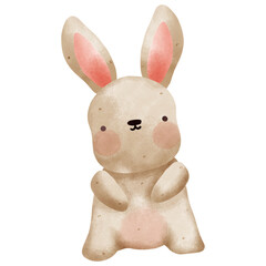 easter bunny isolated on white