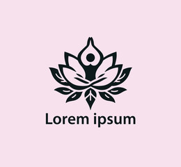 Fototapeta premium do wellness, health, yoga, fitness logo for you. 