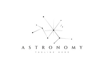 Astrology Astronomy Astrological Sign Symbol Abstract Logo Esoteric Science Cosmic Fashion Badge Brand Identity © captoro