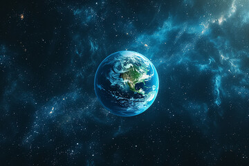 Obraz premium The planet earth view from space 