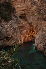Cave in the sea