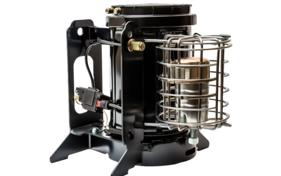 Chimney Starter Lantern, Shining Bright for Perfectly Grilled Delight on a White or Clear Surface PNG Transparent Background.