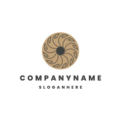 Abstract elegant tree leaf flower logo icon design. Universal creative premium symbol