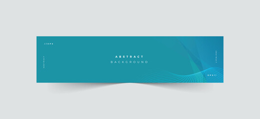 Wavey linkedin banner template, abstract background linkedin banner