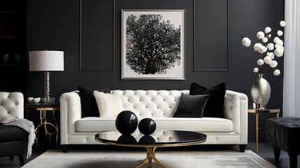 A monochromatic color scheme for a sleek and sophisticated look.