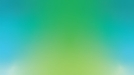 Blank blue and green abstract gradient background vector, smooth texture with space for design