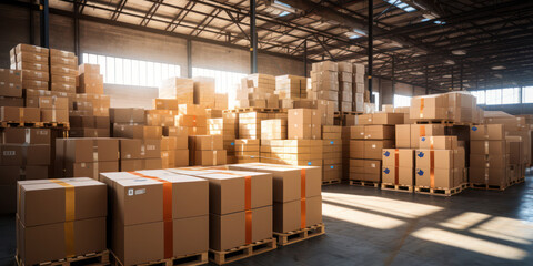 Industrial Warehouse: Efficient Distribution and Logistic Facility for Seamless Shipping and Storage