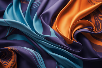 Abstract silk fabric background.