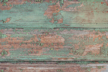 old  green wood wall texture background