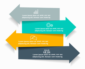 Infographic design template with place for your data. Vector illustration.