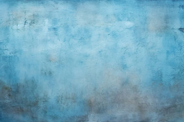 Grunge blue wall background or texture generated AI