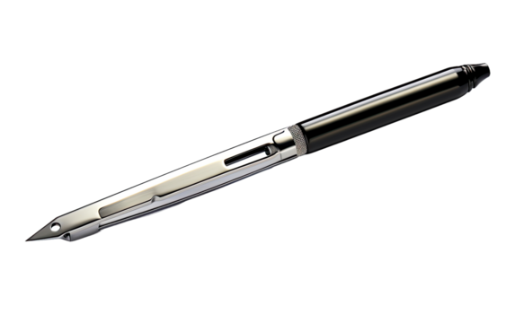 Stitch Mastery Guide to Utilizing the Ideal Seam Ripper Pen for Precision in Sewing on a White or Clear Surface PNG Transparent Background.