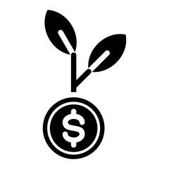 Investment Glyph Icon