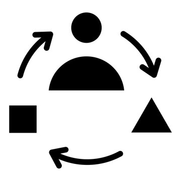 Adaptation Glyph Icon