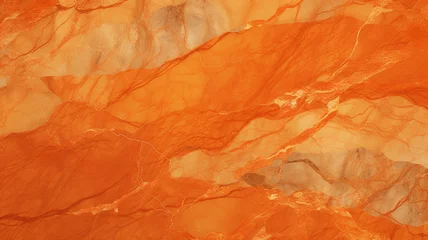 Fotobehang simple orange marble texture © benjawan