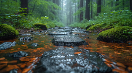 Obraz premium beautiful breathtaking landscape photography with serene nature view for 16:9 widescreen wallpapers