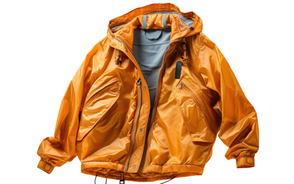 Precision and Style Behind a Well Designed Swim Parka for Swimmers on a White or Clear Surface PNG Transparent Background.