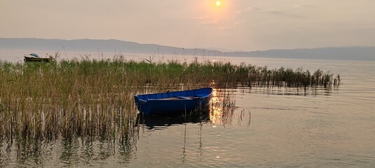 sunrise on the lake