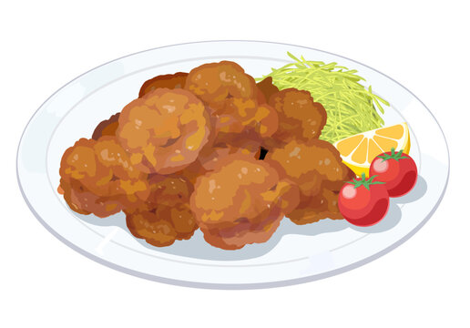 recommend clip art: 唐揚げのイラスト