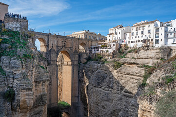 New Bridge of Ronda, Spain. - obrazy, fototapety, plakaty