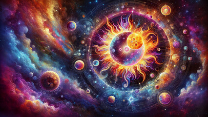 Astrological Cosmos: Zodiacal Suns in Unity