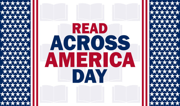 Read Across America Day Vector Illustration. Suitable for greeting card, poster and banner.