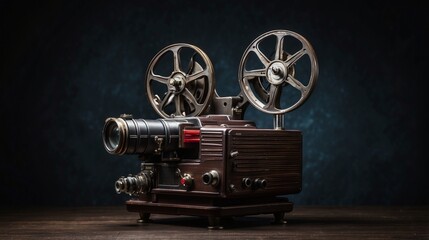 old movie projector - obrazy, fototapety, plakaty