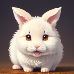 Fototapeta premium A beautiful rabbit.