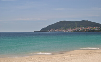 Obraz premium Seascape of the north coast of Spain, Finisterre cape, coast of death
