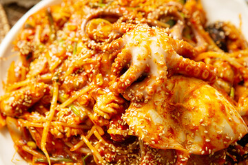 Braised Spicy Seafood,Braised Spicy Seafood and Octopus 